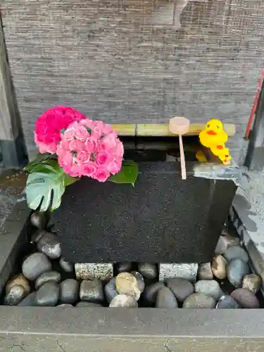 上尾御嶽神社の手水舎