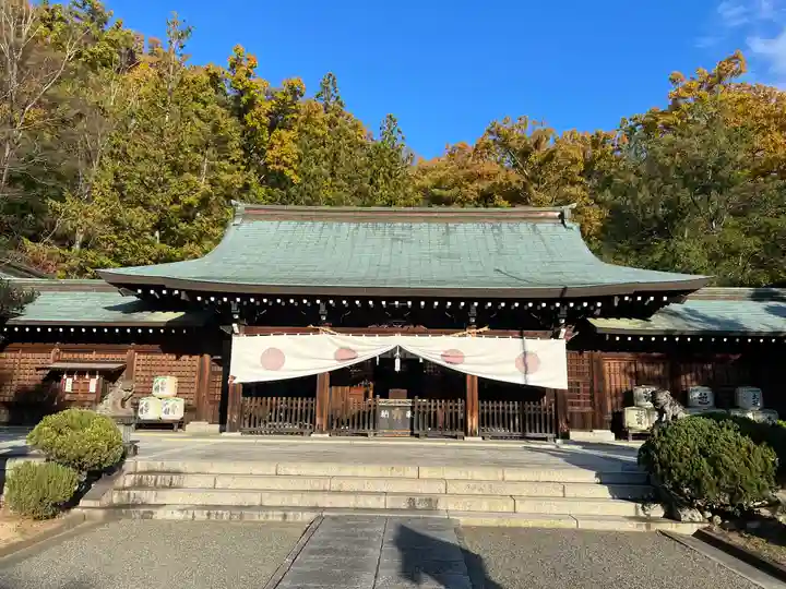 山梨縣護國神社の本殿・本堂