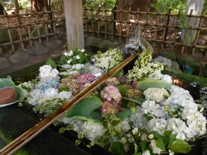 伊佐須美神社の手水舎