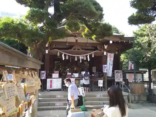 鳩森八幡神社の本殿・本堂