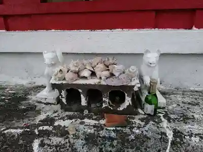 渚弁財天祠の狛犬