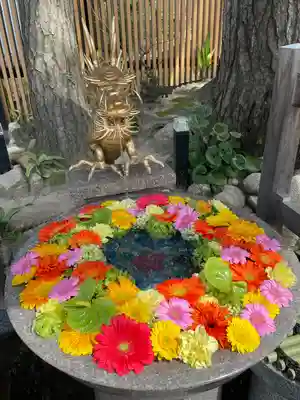 白山神社の手水舎