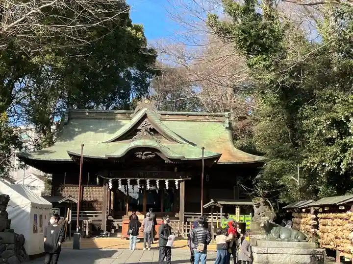 谷保天満宮の本殿・本堂