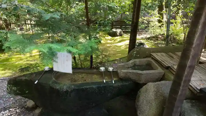 野宮神社の手水舎