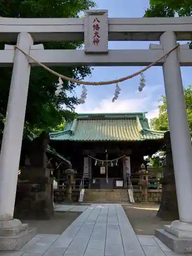 上平間八幡大神の鳥居