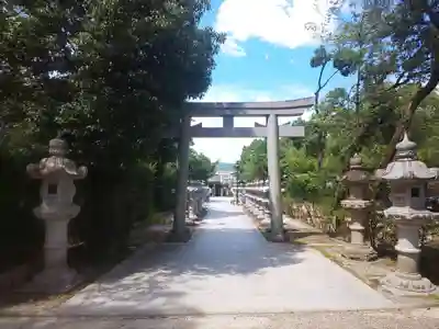 伊和志津神社の鳥居