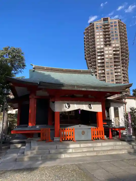 麻布氷川神社の本殿・本堂