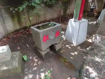 登渡神社の手水舎