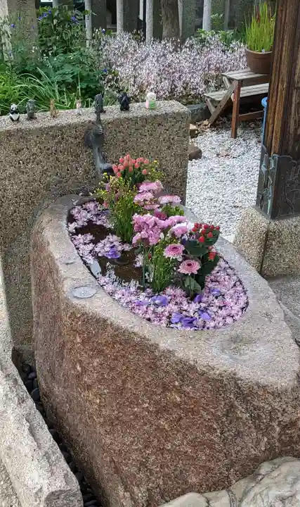 水堂須佐男神社の手水舎