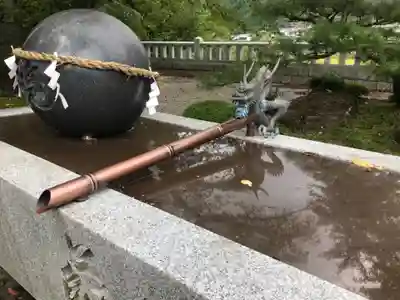 大斎原(熊野本宮大社旧社地)の手水舎