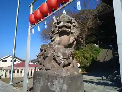叶神社（東叶神社）の狛犬