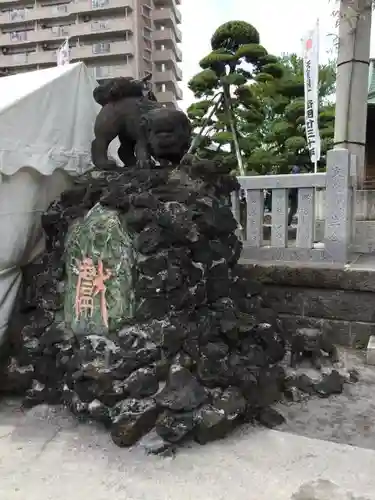 胡録神社の狛犬