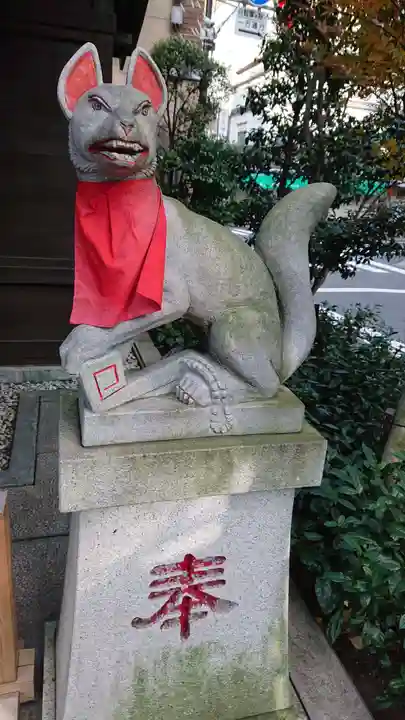 茶ノ木神社の狛犬