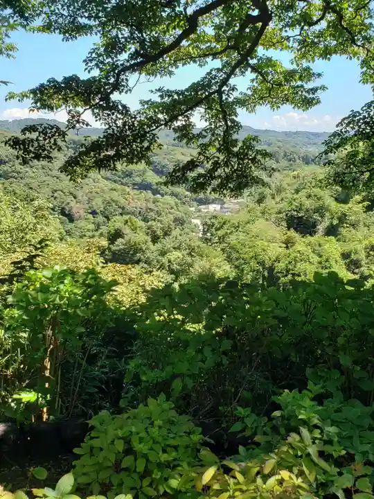 葛原岡神社の景色