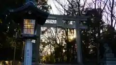 谷保天満宮の鳥居