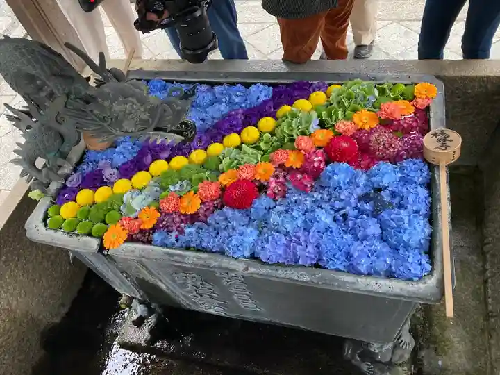 柳谷観音 楊谷寺の手水舎