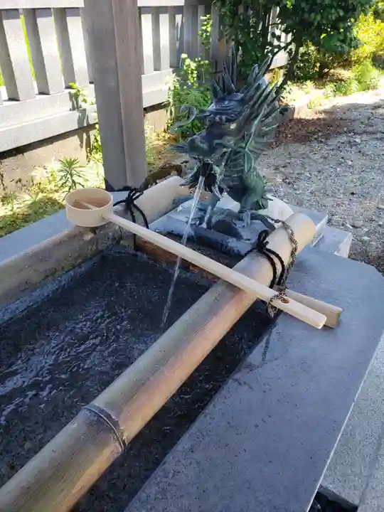 三乃神社の手水舎