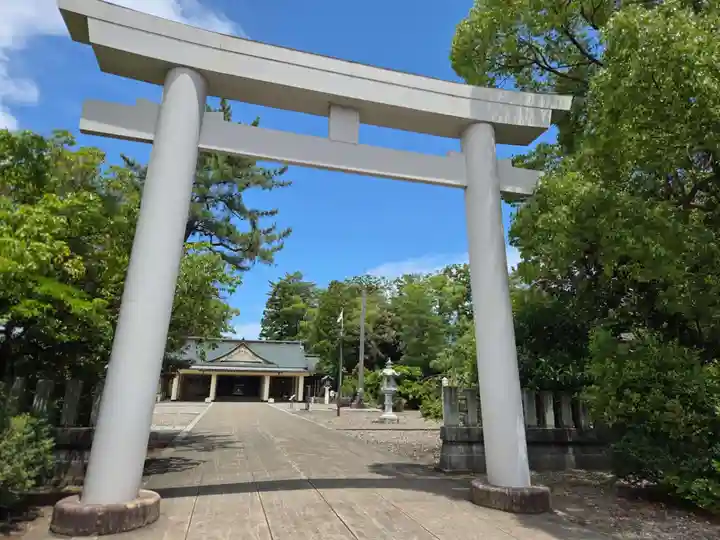 福井県護国神社の鳥居