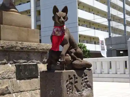 東京羽田 穴守稲荷神社の狛犬