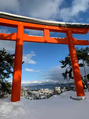 函館護國神社の鳥居