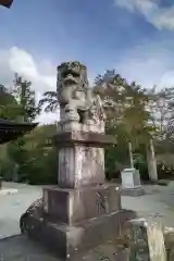 久津八幡宮の狛犬