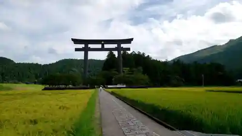 大斎原（熊野本宮大社旧社地）の鳥居