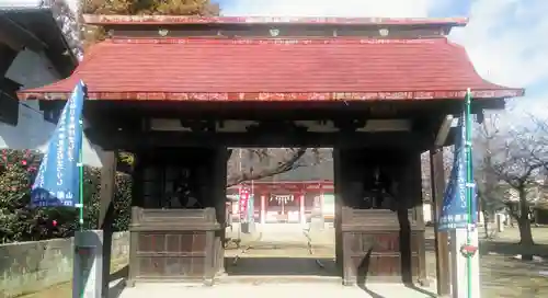 石和八幡宮(官知物部神社)の山門