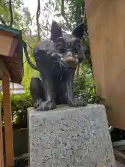 稲毛神社の狛犬