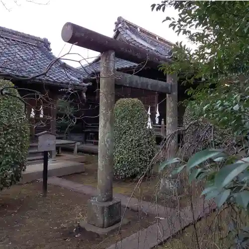 下石神井御嶽神社の鳥居