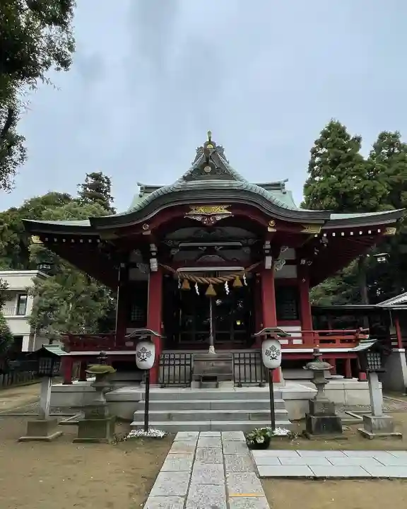 柏諏訪神社の本殿・本堂