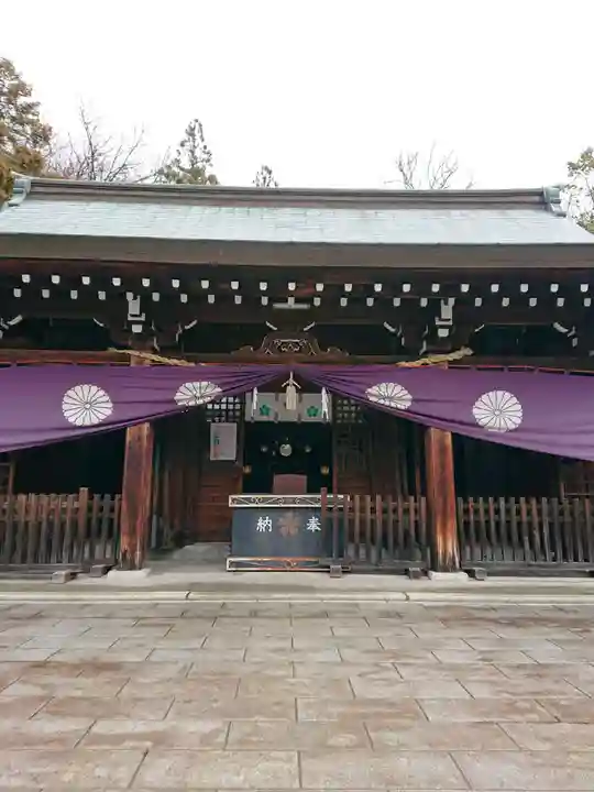 山梨縣護國神社の本殿・本堂