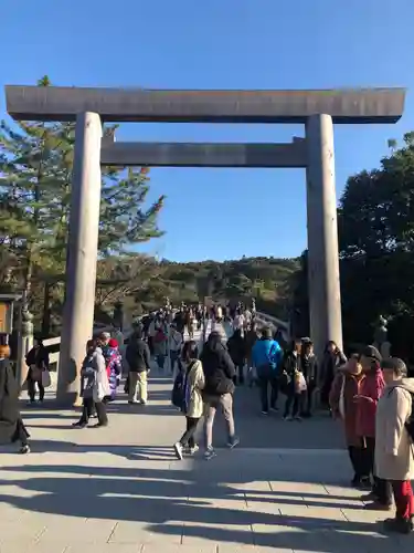 伊勢神宮内宮（皇大神宮）の鳥居