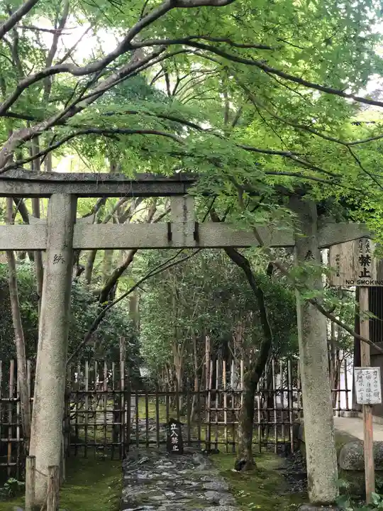 蓮華寺(洛北蓮華寺)の鳥居
