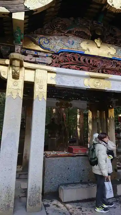 日光東照宮の手水舎