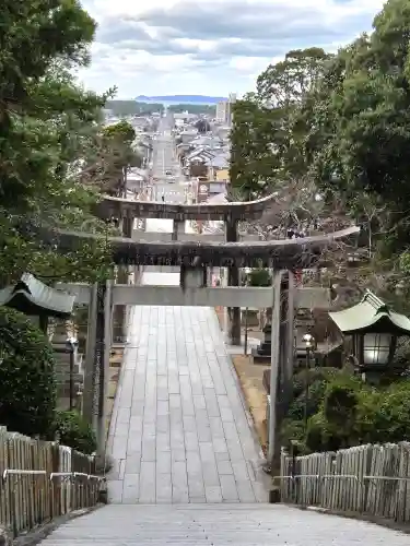 宮地嶽神社の鳥居