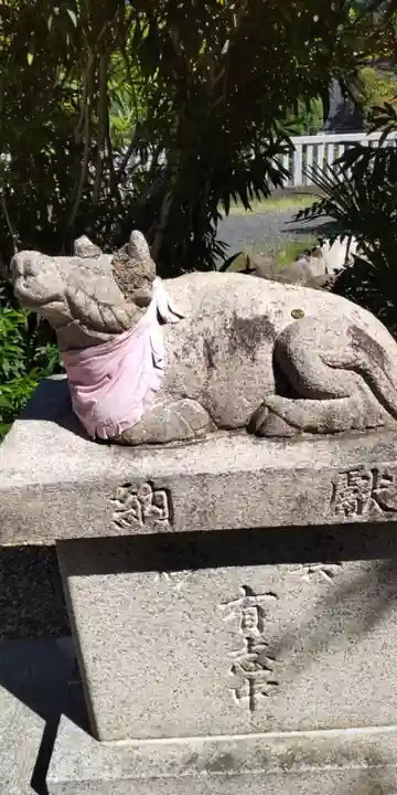 佐奈部神社の像