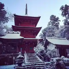 柏原八幡宮の塔