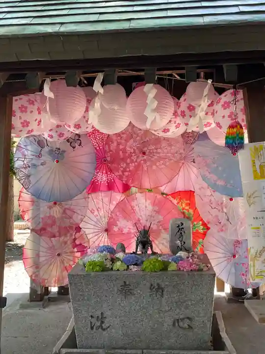 札幌諏訪神社の手水舎