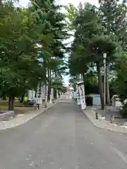 富良野神社の庭園