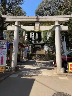 太子堂八幡神社の鳥居