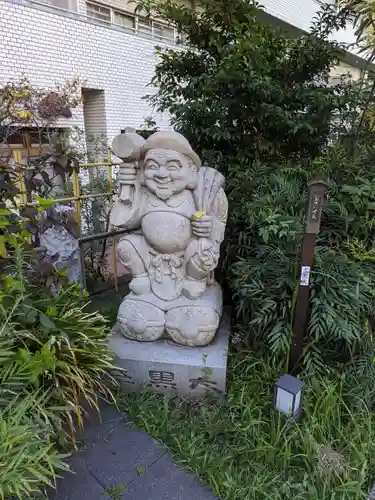 成子天神社の像