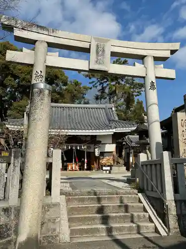 水堂須佐男神社の鳥居