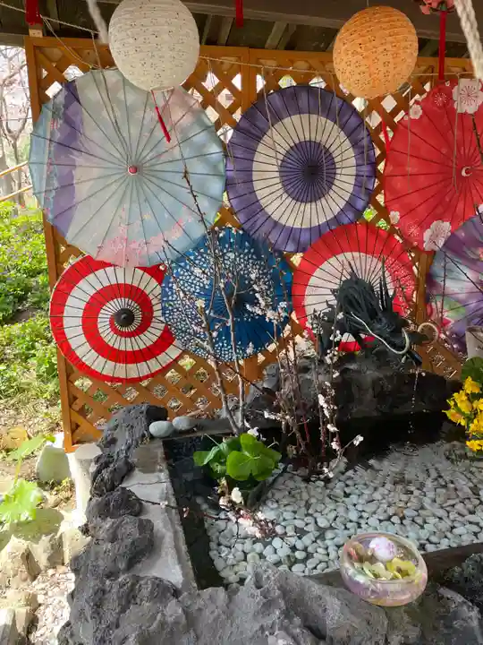 虻田神社の手水舎