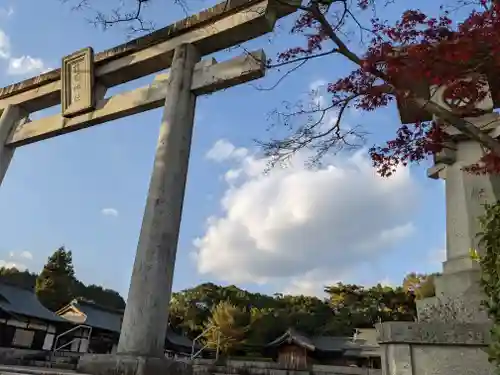 山口縣護國神社の鳥居