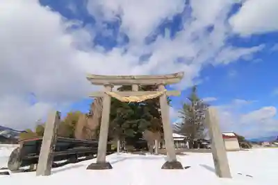 庄野菅原神社の鳥居