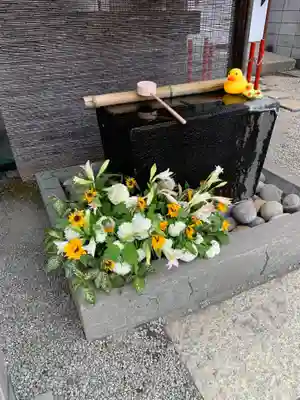 上尾御嶽神社の手水舎