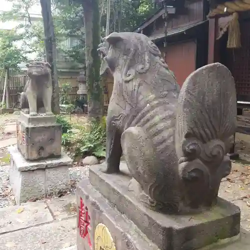 多武峯内藤神社の狛犬