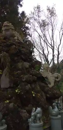 大山阿夫利神社の狛犬