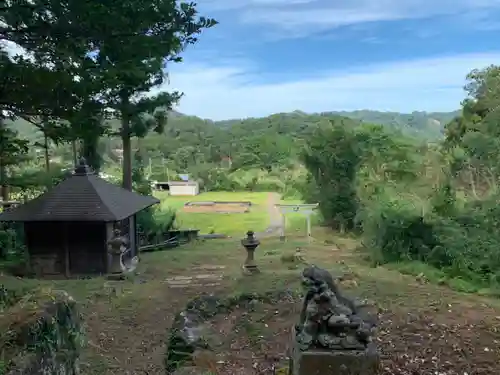 山神社の景色