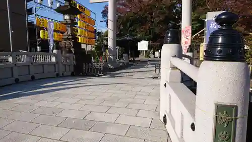 白旗神社の周辺
